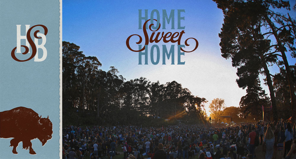 Home Sweet Home (image of audience in the park)